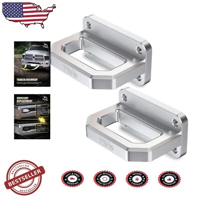 Ganchos de remolque delanteros de aluminio de alta resistencia para Ram 2500/3500 2003-2018 - resistentes al óxido Foto 1 de 4