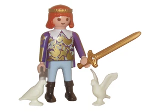 Playmobil Medievale Principe Felice Re e piccioni - C64 - Foto 1 di 3