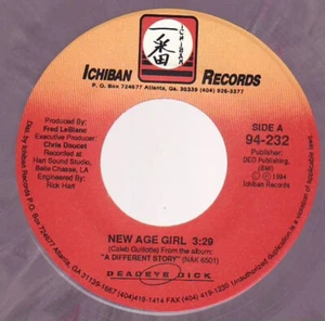 Deadeye Dick - New Age Girl (7" Single, Purple vinyl) - Picture 1 of 1