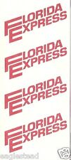 Ticket Jacket - Florida Express - 1984 (TJ373)