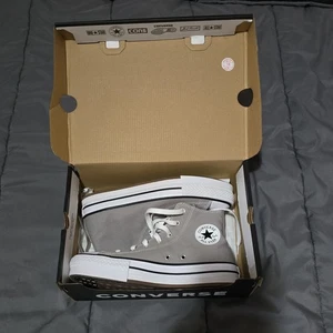 Size 5 - Converse Chuck Taylor All Star High Top Gray NIB - Picture 1 of 8