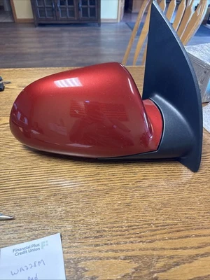 2006 Pontiac Torrent Passenger Mirror Power Non Heated Salsa Red Metallic WA228M - Image 1 of 4