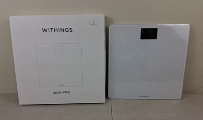 Withings Body Pro Smart Wi-Fi Scale White WBS09Weight + BMI + Cellular Open Box - Image 1 of 4