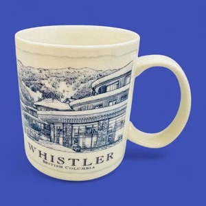 Taza de café Starbucks Whistler Architect Series 2008 - beige/azul, 18 oz - Imagen 1 de 8