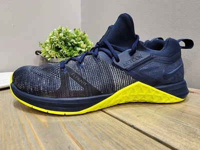 Nike Metcon Flyknit 3 Hombres EE. UU. 10 Azul Volt AQ8022-407 Zapato Atlético  Foto 1 de 4