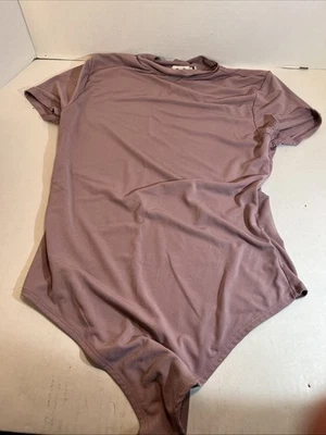 Tanga rosa desbotada média empoeirada rosa manga gorro - Imagem 1 de 4