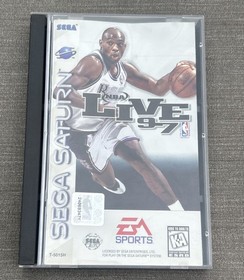 Sega Saturn NBA Live 97 Basketball EA Sports Video Game TESTED Works T-5015H