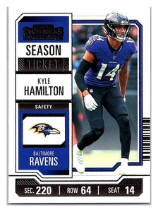 Panini Kyle Hamilton #8 2023 Panini Contenders Football sports - Picture 1 of 2