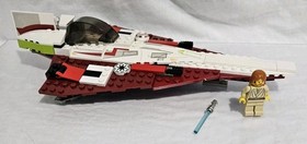 Vintage Lego Star Wars Set #7143 Jedi Star Fighter Complete No Box Or Manual