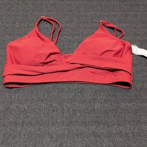 NWT Cupshe One Piece Bikini Top Size Medium Burnt Orange (Padded With Straps) - Picture 1 of 4