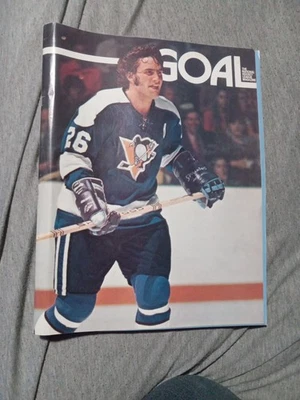 1973-74 California Golden Seals v Pittsburgh Penguins NHL Goal Hockey Program - Image 1 of 3