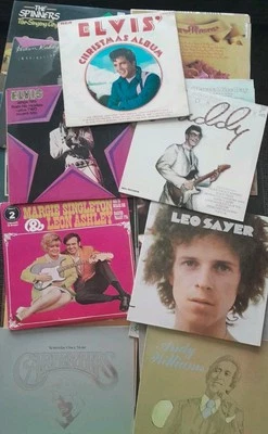 20x 70s & 80s Country/Rock Vinyl Bundle.  Elvis, Buddy Holly, Carpenters & More Foto 1 de 4