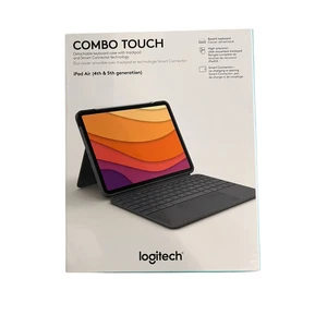 Logitech Combo Touch iPad Air 4th & 5th Gen Keyboard Case Backlight Kickstand - Picture 1 of 3