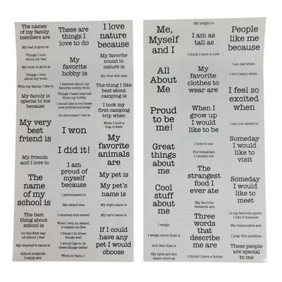 Close to My Heart Reflections Stickease X5746 日记提示关于我 全新 — 第 1/4 张图片