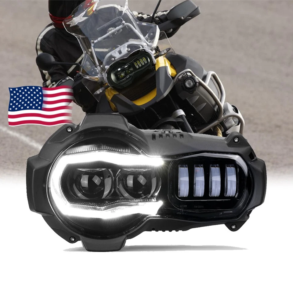 Faro LED E-24 BMW R 1200 GS 2002-2012 R1200GS Adventure 2005-2013 Foto 1 de 4