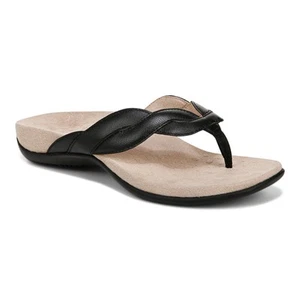 Vionic Bella Braid Women's Supportive Sandal Black - 7 Narrow - Picture 1 of 6