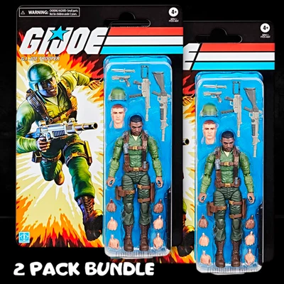 G.I. Joe Classified Series Paquete de 2 PAQUETE Retro Cardback G.I. Joe Trooper 6 pulgadas Foto 1 de 4