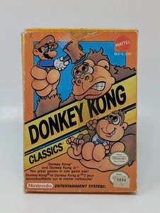 Donkey Kong Classics (Nintendo NES, 1988) - CIB Complete - Picture 1 of 10