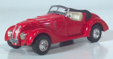 1936 BMW 328 Roadster Cabrio 4,5 Zoll Druckguss Maßstab Modell rot