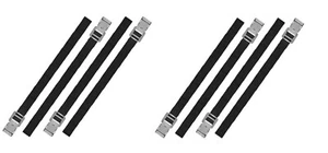 8 Stück Spanngurt Riemen Fahrradträger Befestigungsriemen 40cm Bänder Gurte NEU - Bild 1 von 1