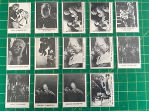 1973 Topps YOU’LL DIE LAUGHING - Horror Movie Trading Cards - Lot of 14 Cards - Picture 1 of 13