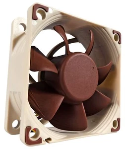 NF-A6x25 FLX Ventilateur silencieux de qualité supérieure 3 broches 60 mm marron - Afbeelding 1 van 7