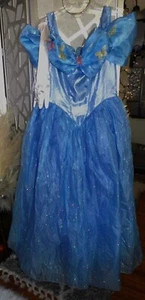 DIGUISE CINDERELLA ULTRA PRESTIGE LONG BALLGOWN, GLOVES &HEADBAND (SZ:LRG.12/14) - Picture 1 of 8