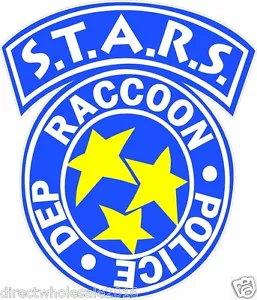 Calcomanía Raccoon City Police 4" Logotipo LE Resident Evil Blue Lives Matter Car - Imagen 1 de 1