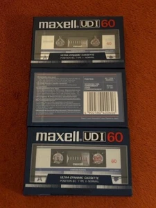 3 cassettes maxell UDI 60 sous blister walkman - Photo 1/1