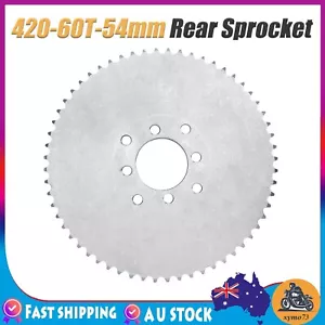 420-60T-54mm Rear Chain Sprocket For Dirt Pit Bike ATV Quad Go Kart Mini Bikes - Picture 1 of 13