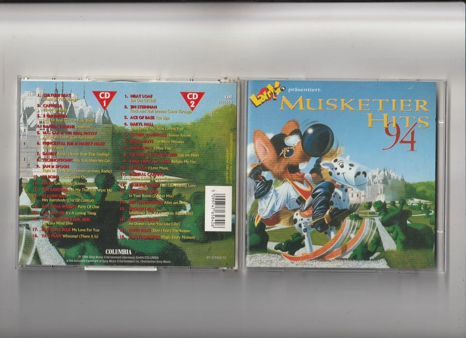 Larry präsentiert : Musketier Hits 94 2 CD 1994 COLUMBIA / - Bild 1 von 1