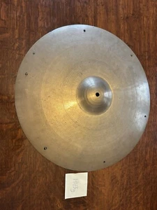 1960s 20" A Zildjian Ride Cymbal With Rivets 1943g Very Light Video Demo - Picture 1 of 5