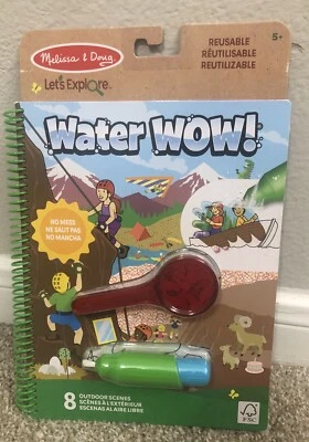 Almohadilla de actividad reutilizable Melissa And Doug Lets Explore Water Wow aventura al aire libre Foto 1 de 2