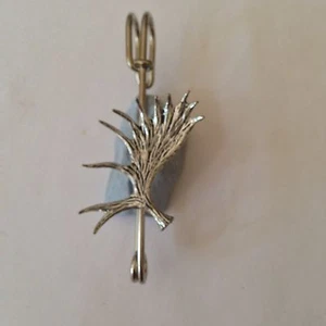A57 Alce Antler Pin Falda Falda Broche Pin Peltre Emblema 3" 7,5 cm - Imagen 1 de 1