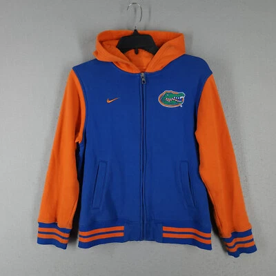 Nike Florida Gators Hoodie Jacket Youth Boys Large 12-13 Blue Orange Full Zip UF - Image 1 of 4