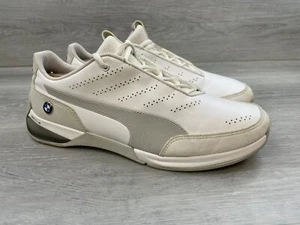 BMW Motorsport Herren Sneaker weiß Leder 9 sportliche Racing Sportschuhe - Bild 1 von 10