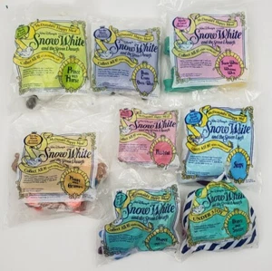 McDonald’s Snow White Happy Meal Toy Lot Of 8 Complete Set Sealed Vintage 1992 - Picture 1 of 11