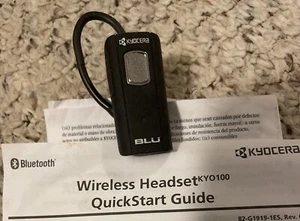 KYOCERA KYO100 WIRELESS EARPHONE MONO EARBUD HANDSFREE MIC SINGLE PHONES - Photo 1 sur 8