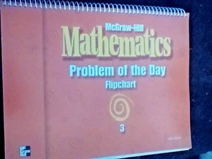Problem of the Day Flip Chart (2004, paperback/Hardcover) McGraw Hill 002100238X - Imagen 1 de 1