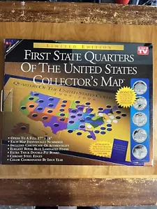 Quarters of the United States Collector’s Map First State 1999-2008 Complete Set - Picture 1 of 12