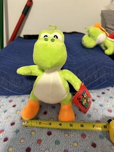 Nintendo Offiziell Super Mario Grün Yoshi 7 Zoll Runde 1 Plüsch Neu mit Etikett - Bild 1 von 3