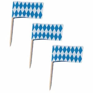 TIB Flaggen Picker bayerisch Raute 200 Stück - Bild 1 von 1