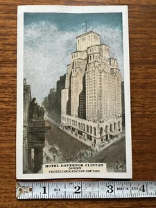 Vintage Postcard Hotel Governor Clinton Unposted - Picture 1 of 2