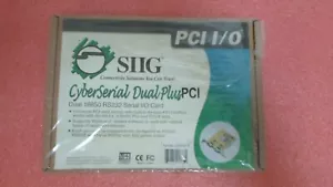 NIB SIIG JJ-P20212 16650/RS232 3.35V/5V SERIAL I/O PCI,PCI-X 32/64 BIT FIFO CARD - Picture 1 of 6