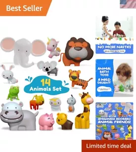 Durable BPA-Free Bath Toys - Fun Animal Friends for Baby & Toddler Play - Picture 1 of 11