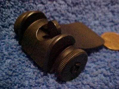 One Original USGI Complete M1 Garand Rear Sight T105 Springfield SA  Ch CxSr - Image 1 of 4