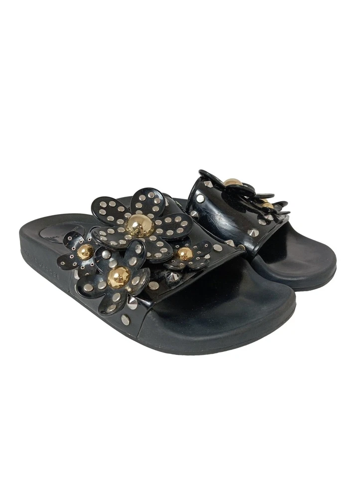 MARC JACOBS Sandalo comodo Donna Sandalo Taglia IT 36 nero stile casual - Immagine 1 di 4