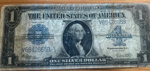 1923 Large Silver Certificate ‘Horse Blanket’ $1 - P#342(1) - Picture 1 of 2