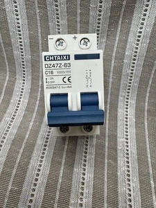 DC Miniature Circuit Breaker, 2 Pole 1000V 63 Amp Isolator for Solar PV System - Picture 1 of 4