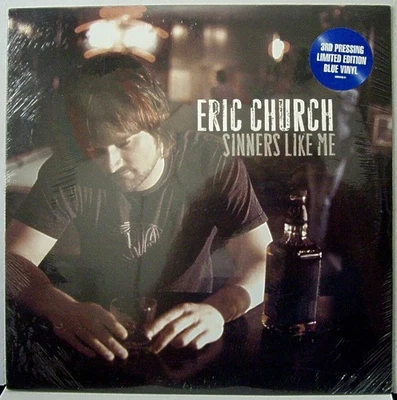 Eric Church ‎– Sinners Like Me Sealed  Vinyl, LP, Album, Limited Edition, Blue - Image 1 of 2